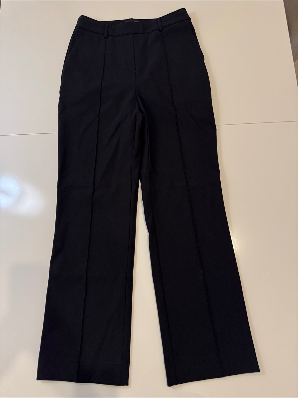 Rachel Zoe Black Tailored Wide-Leg Trousers